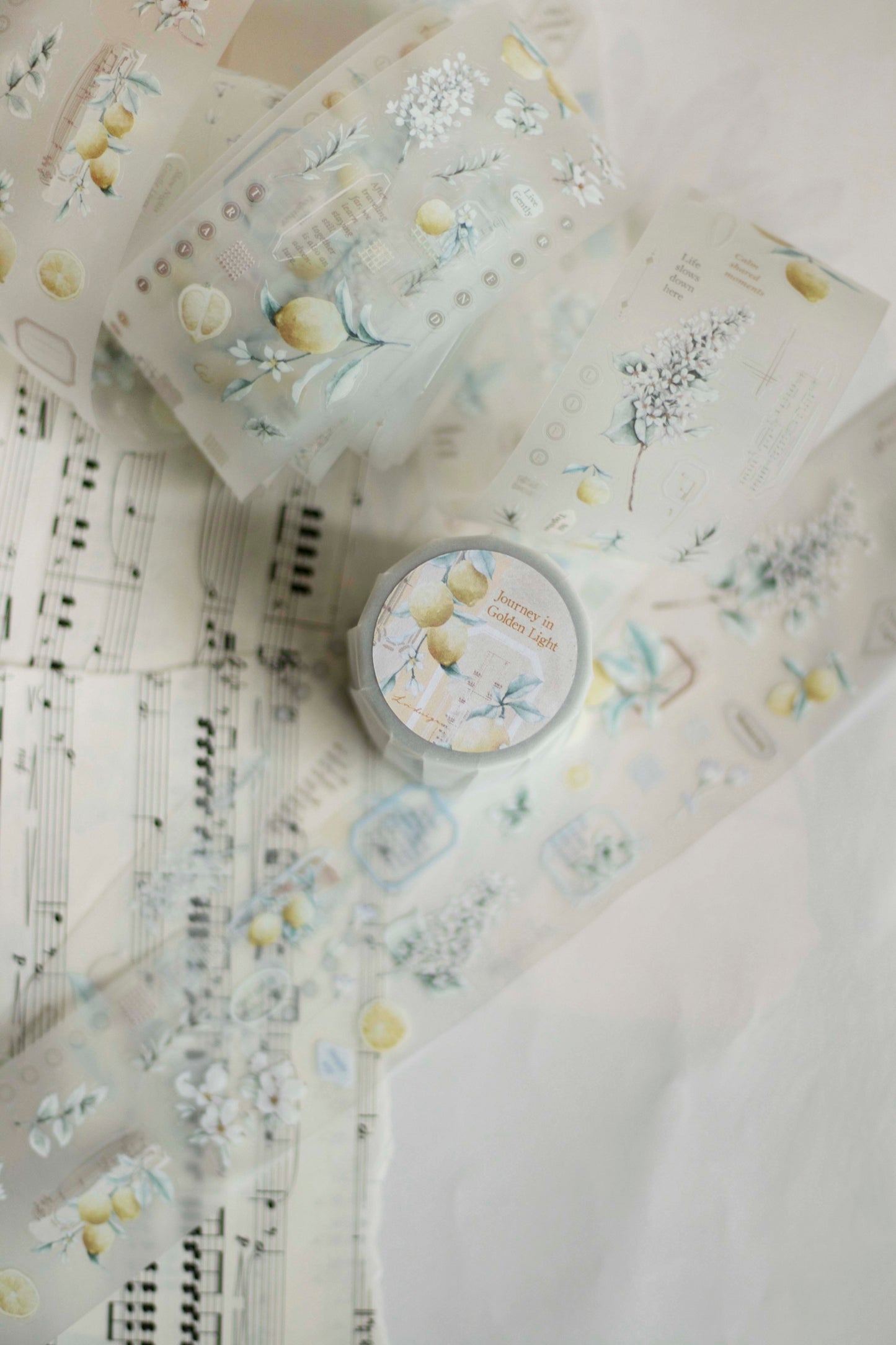 Loidesign Journey in Golden Light Kiss-Cut PET Tape