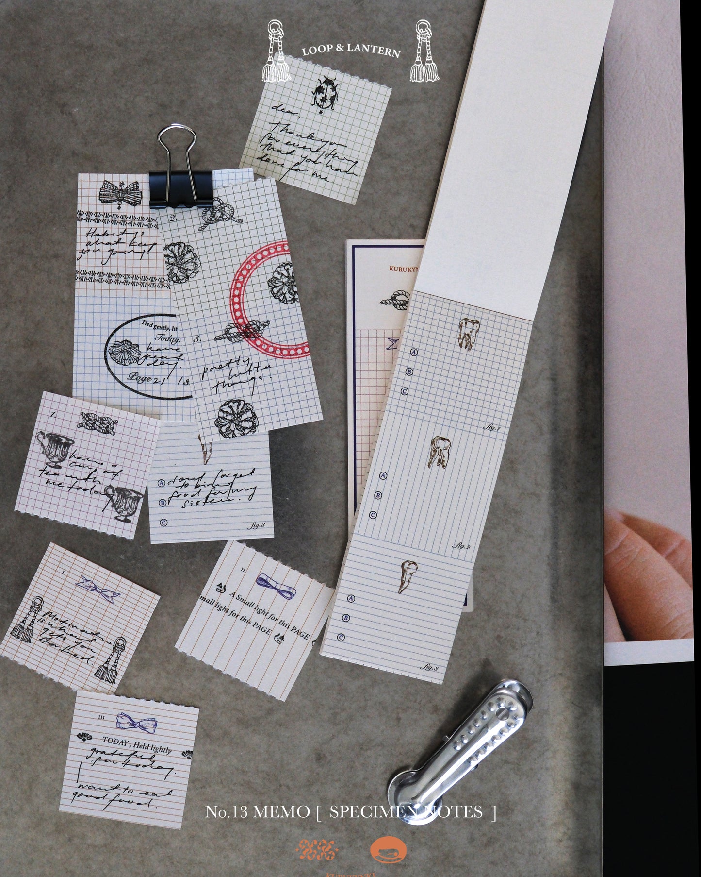 kurukynki Memo Pad - No.13 Specimen Notes