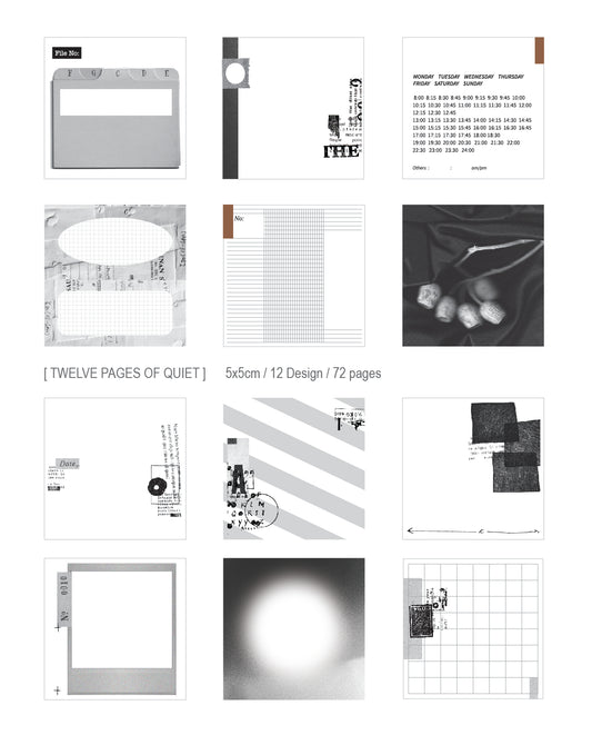 kurukynki Memo Pad - 12 Pages of Quiet
