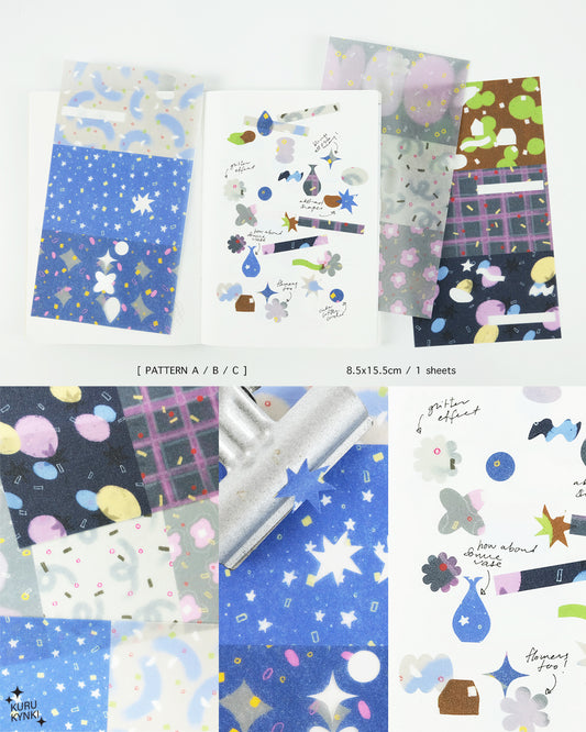 Kurukynki MOD Shape Sticker, 4 designs