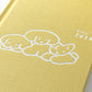 Midori Book-style Diary 2026 - Monthly Block+Weekly - Yellow, Gray