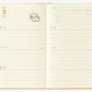 Midori Book-style Diary 2026 - Monthly Block+Weekly - Yellow, Gray