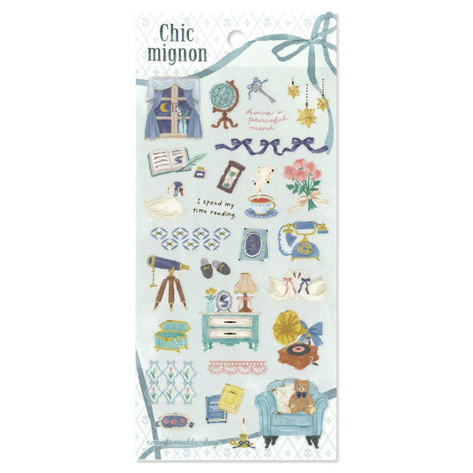 Mind Wave Chic Mignon Gold Foil Sticker - night