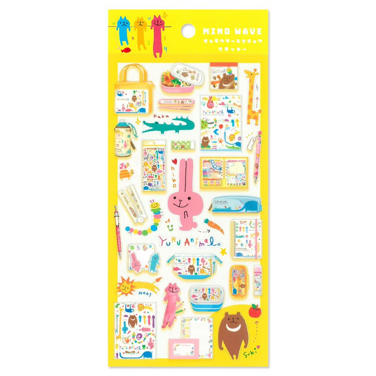 Mind Wave Miniature Sticker - Cute Animals