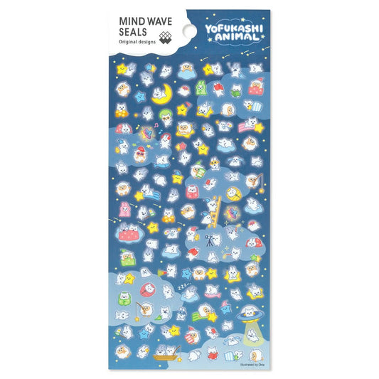 Mind Wave Original Sticker - Late Night Animals