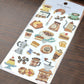 Mind Wave Quilt Atelier Gold Foil Sticker - Coffee Time