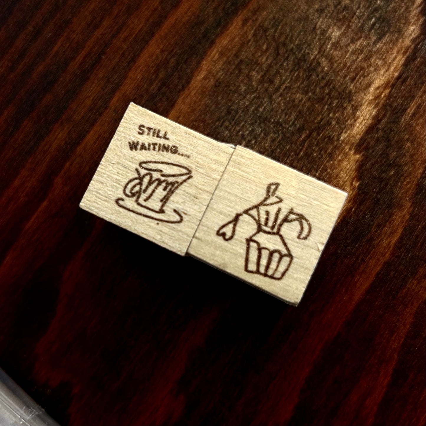 a kind of café Rubber Stamp - Mocha Time, 2 pcs