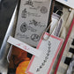 kurukynki Rubber Stamp - Loops & Lantern, No.5. Pocket Relics Mini Stamps