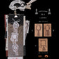 kurukynki Rubber Stamp - Loops & Lantern, No.8 Lantern