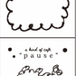 a kind of café Perforated Note Pad - Soft State of Mine