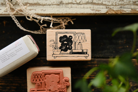 OURS On The Wall Rubber Stamp