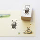 ranmyu Rubber Stamp - Overalls Bear