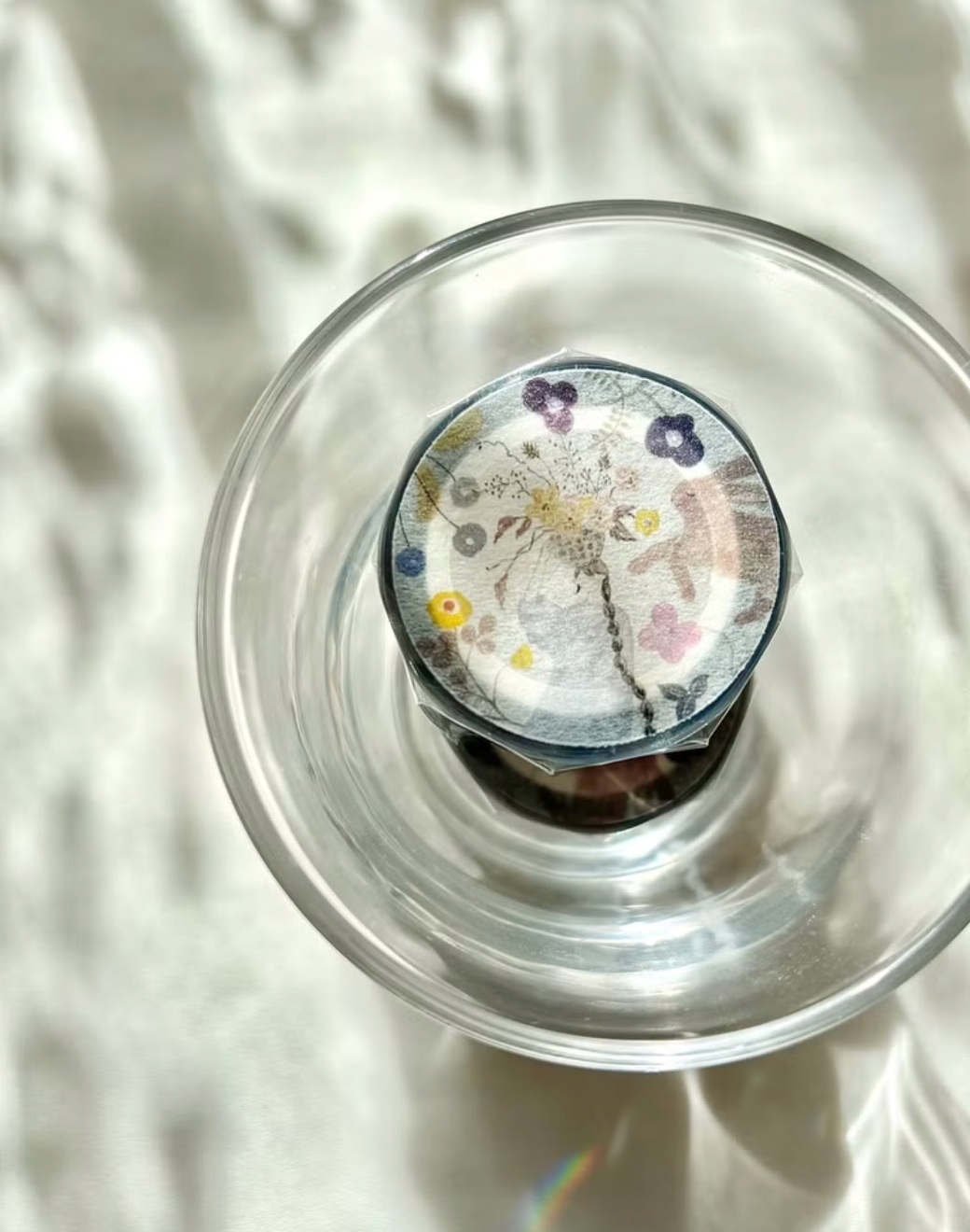 Pion "Blooming" Kiss-Cut Clear PET Tape, mini girl series