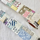 Pion Collage-style Washi Tape, 2 designs
