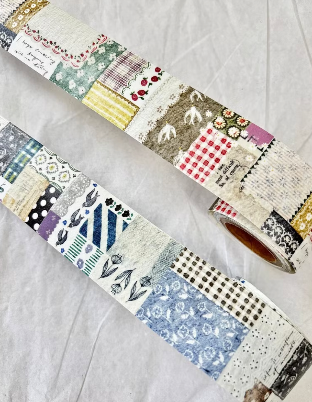 Pion Collage-style Washi Tape, 2 designs