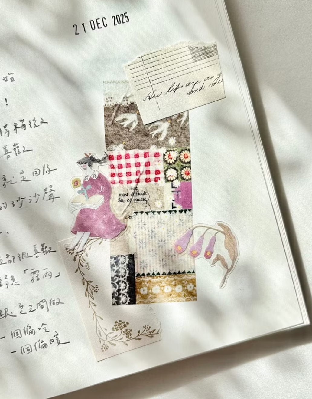 Pion Collage-style Washi Tape, 2 designs