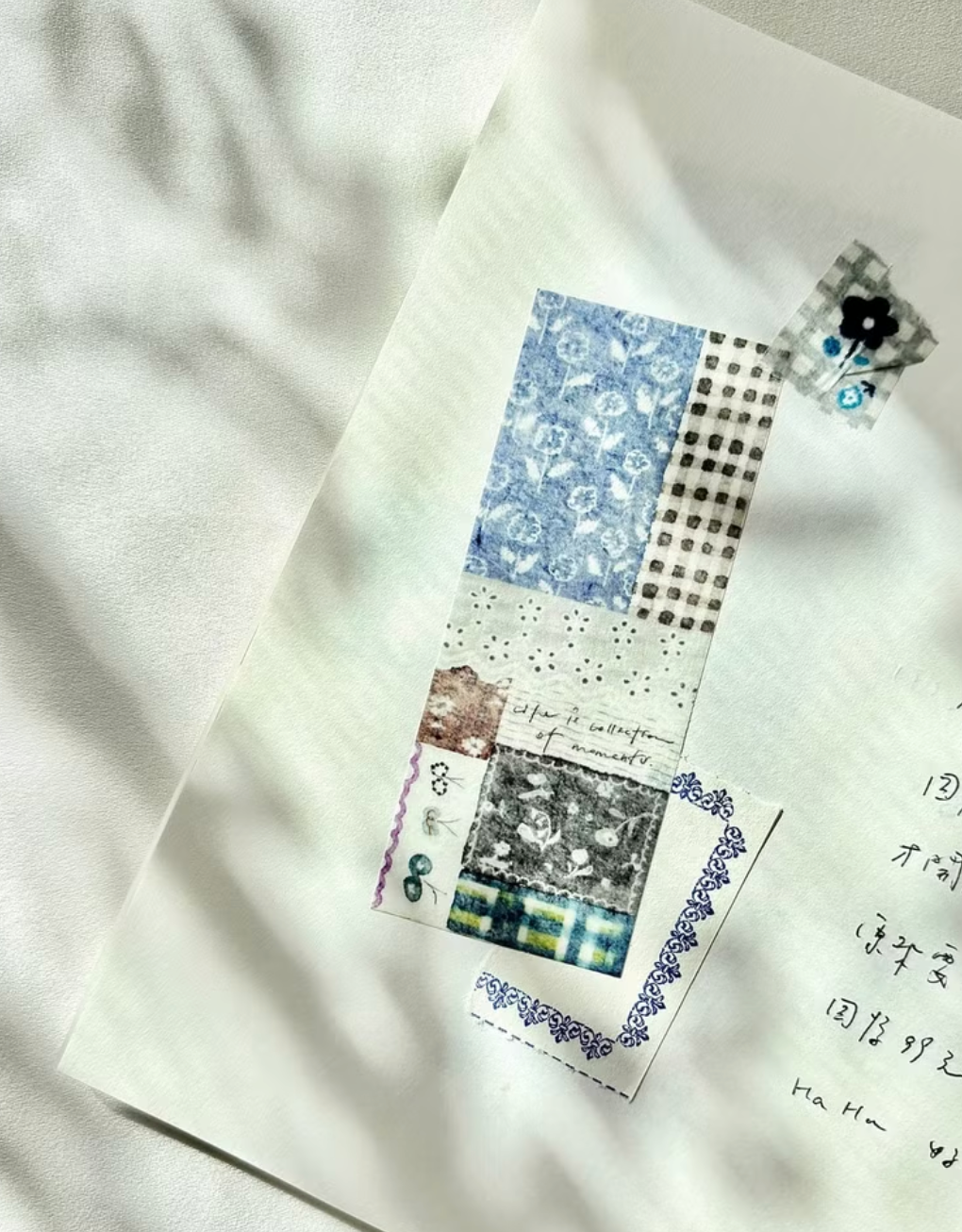 Pion Collage-style Washi Tape, 2 designs