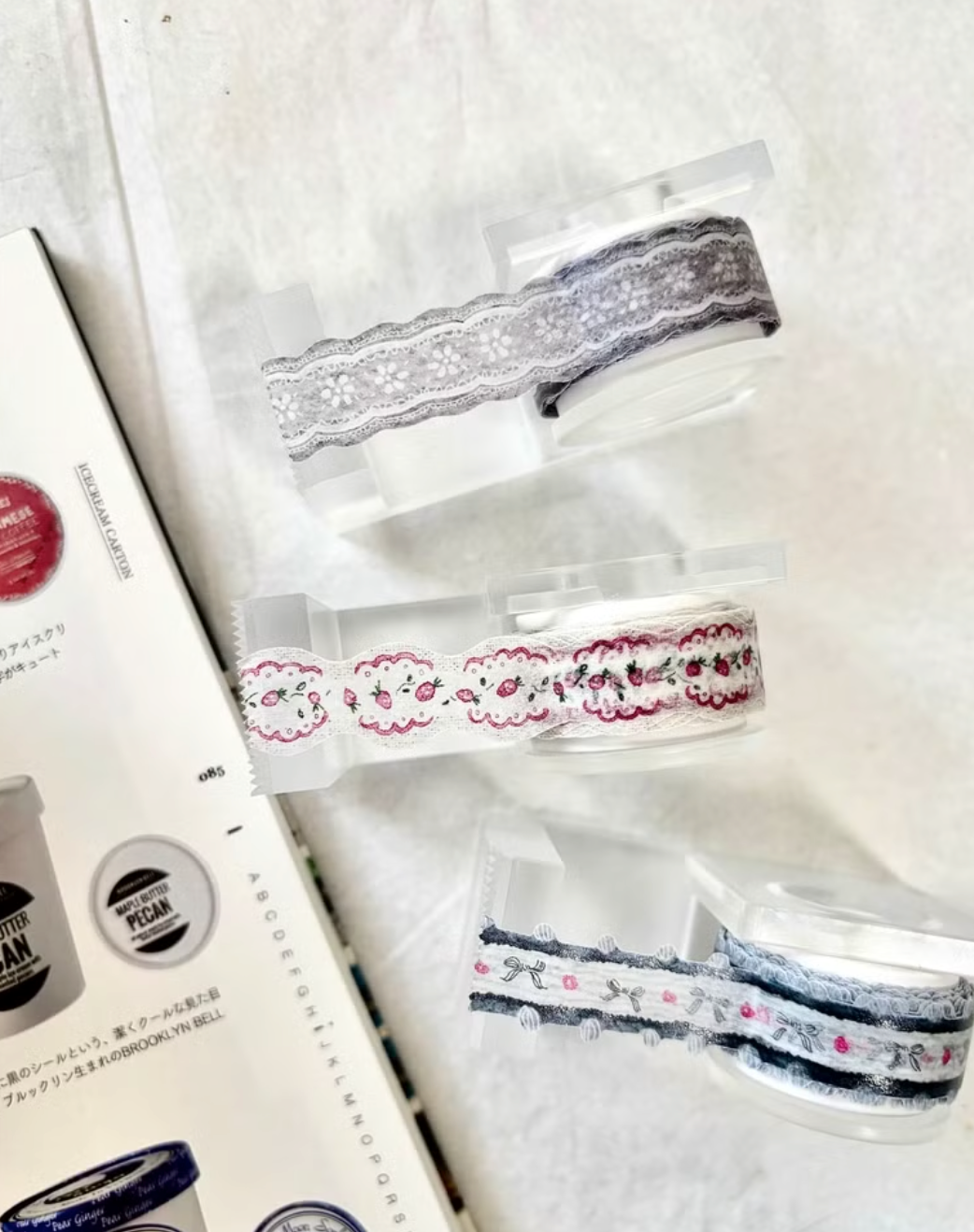 Pion Small Die-cut Washi Tape - Deco Tapes, 3 designs