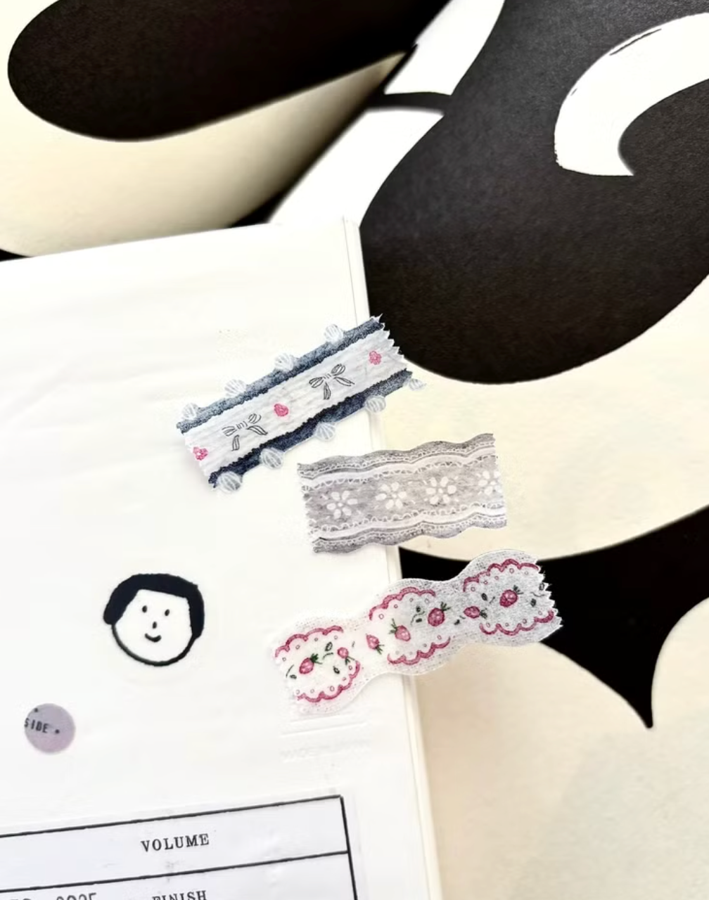 Pion Small Die-cut Washi Tape - Deco Tapes, 3 designs