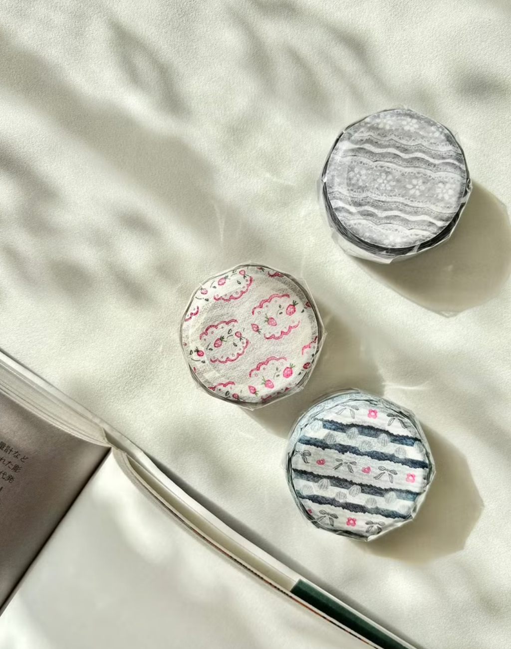 Pion Small Die-cut Washi Tape - Deco Tapes, 3 designs