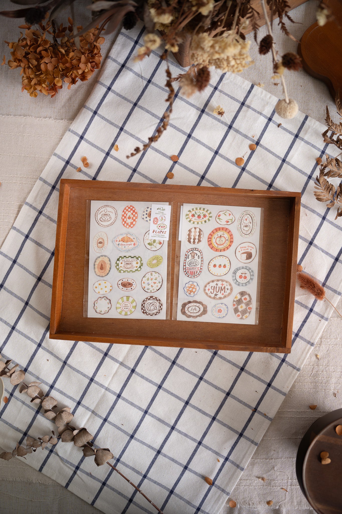 Sho Little Happiness Transfer Sticker Set - Plates