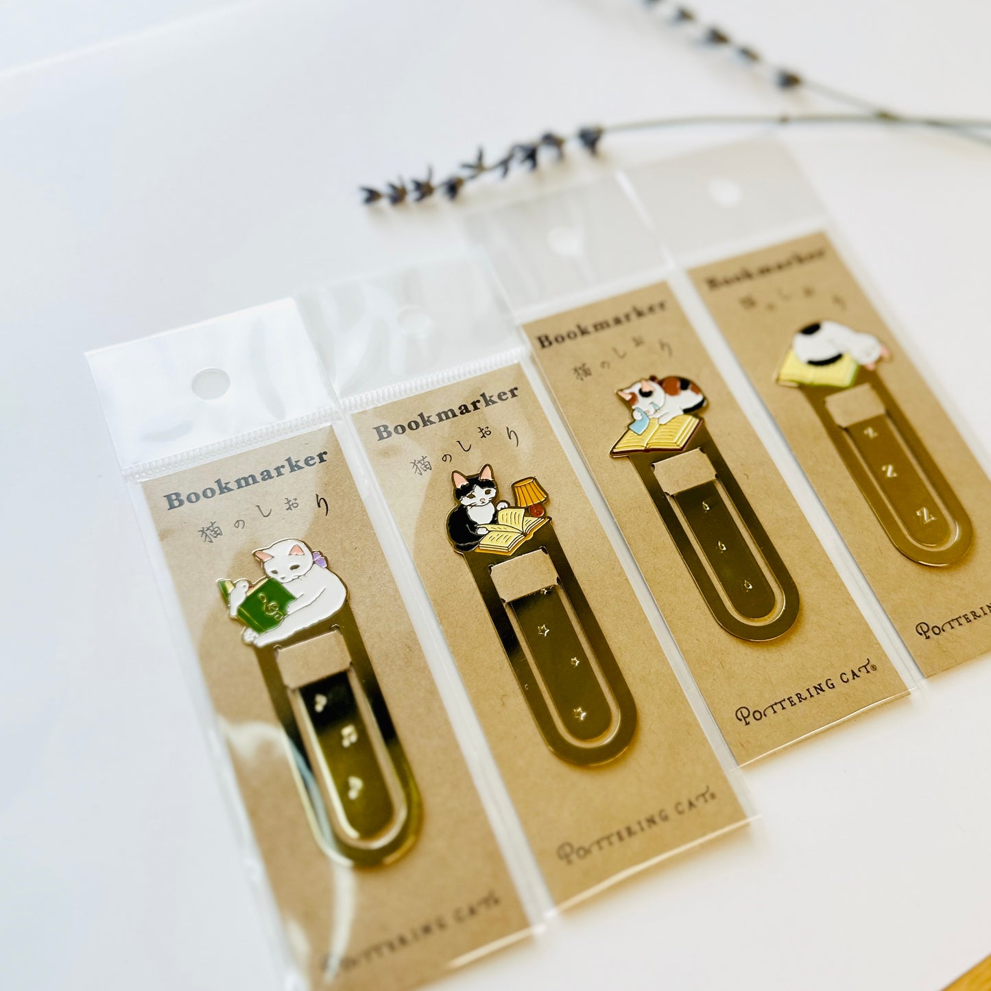 Pottering Cat Bookmark - Music Note