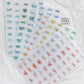 LCN Design Studio Print-On Sticker Set - Shell Butterfly