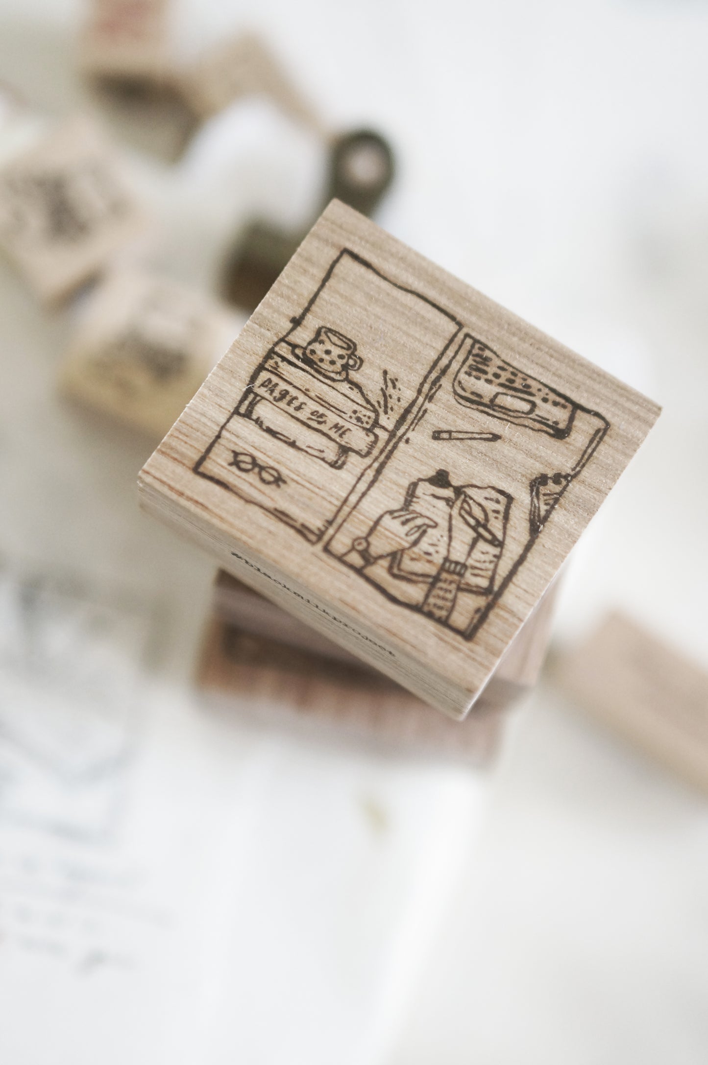 Black Milk Project "Pages of Me" Series Rubber Stamp - Quiet Days