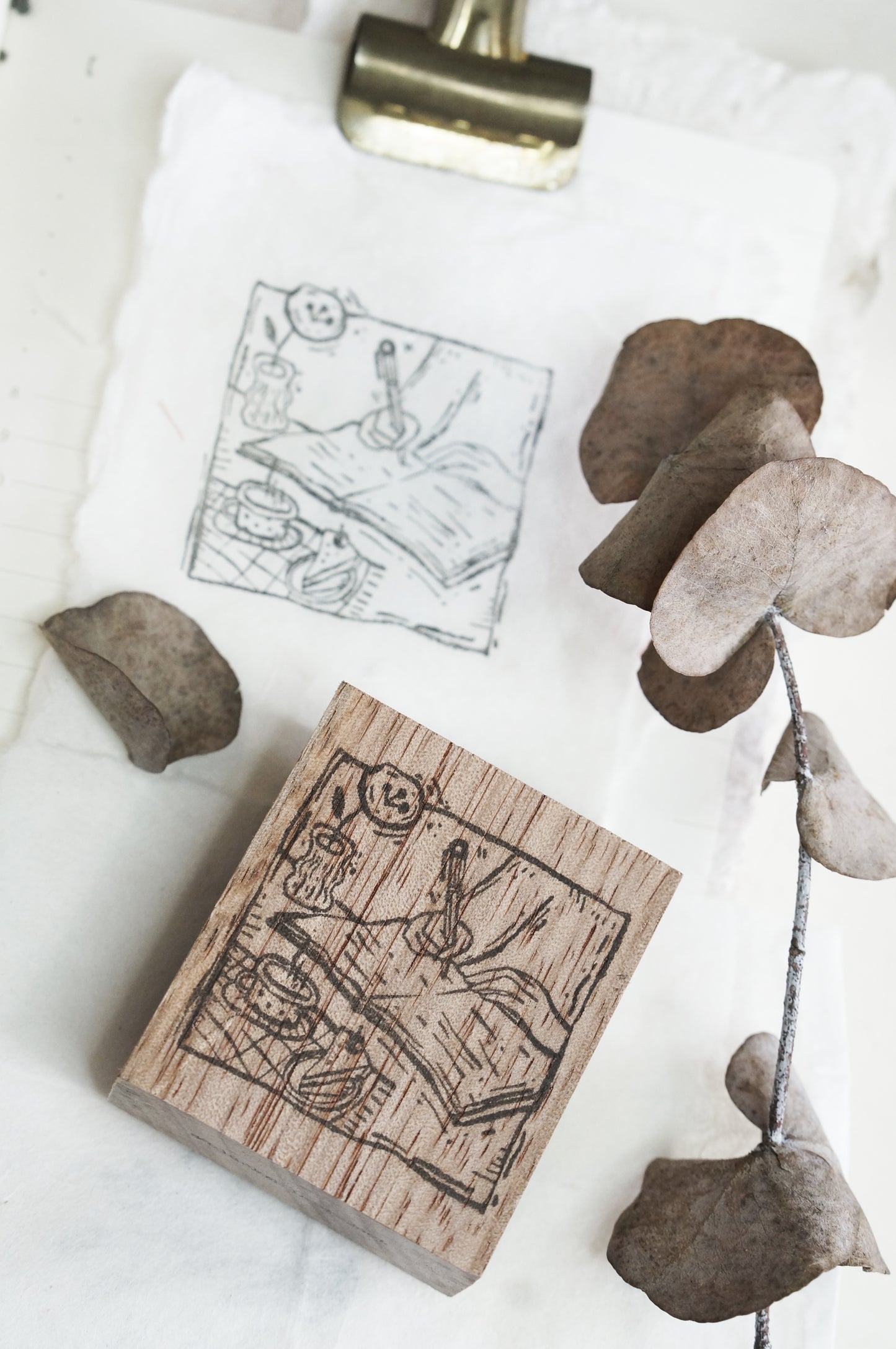 Black Milk Project "Pages of Me" Series Rubber Stamp - Scribbles