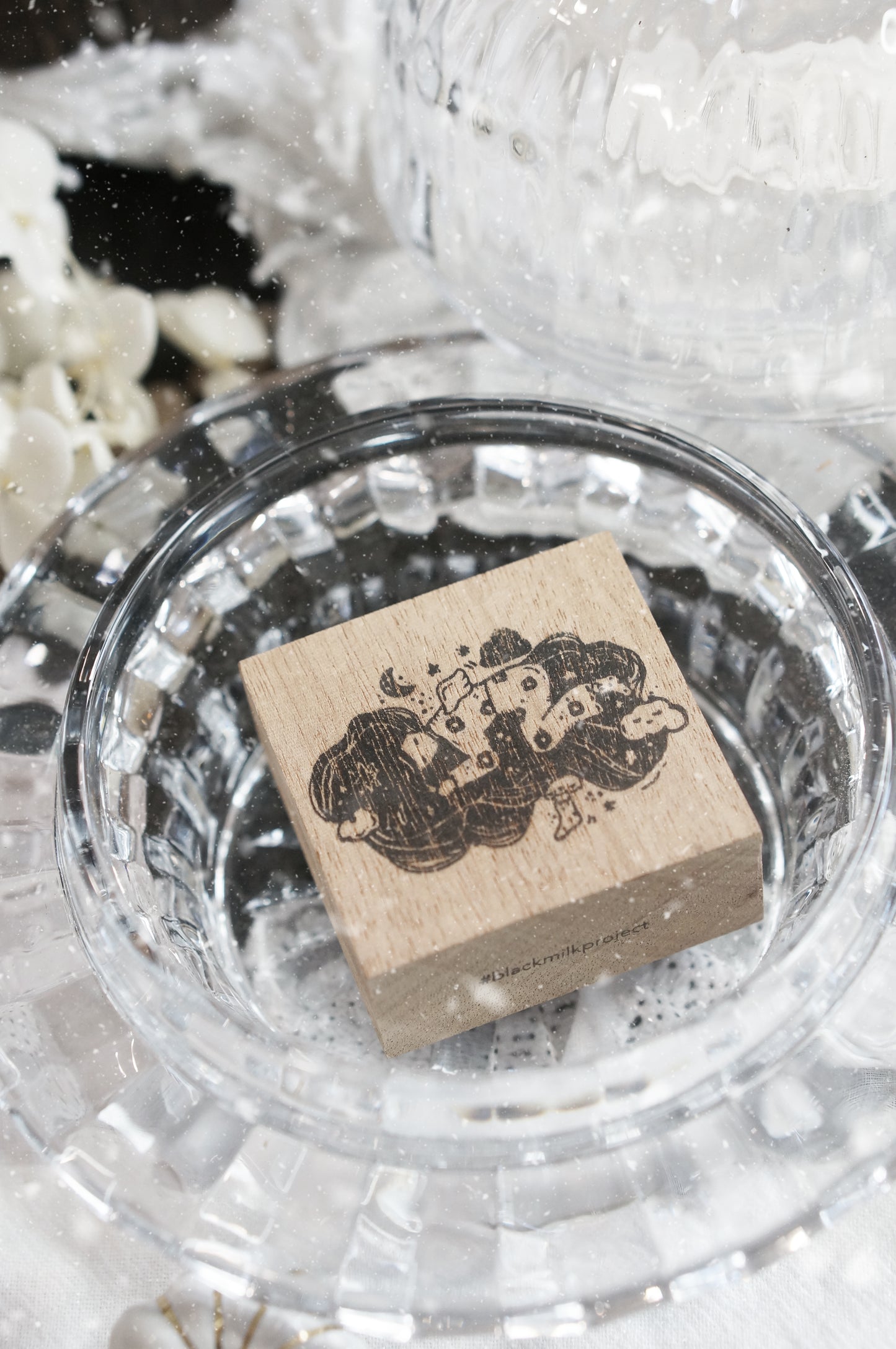 Black Milk Project "Notes in the Night" Series Rubber Stamp - Cloud Slumber