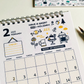 eric small things 2025 Monthly Desk Calendar