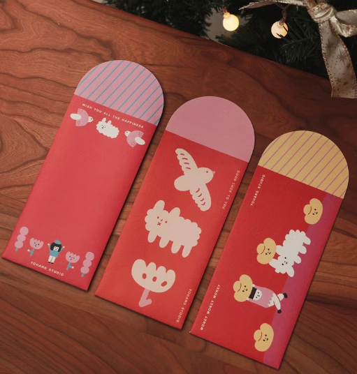 Yohand Studio Happy Red Envelope Set, 6 pcs