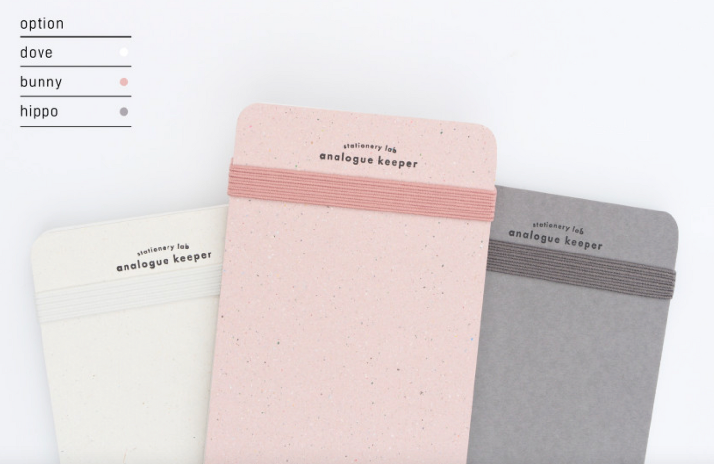 analogue keeper 6-month Handy Diary - undated, 3 colors