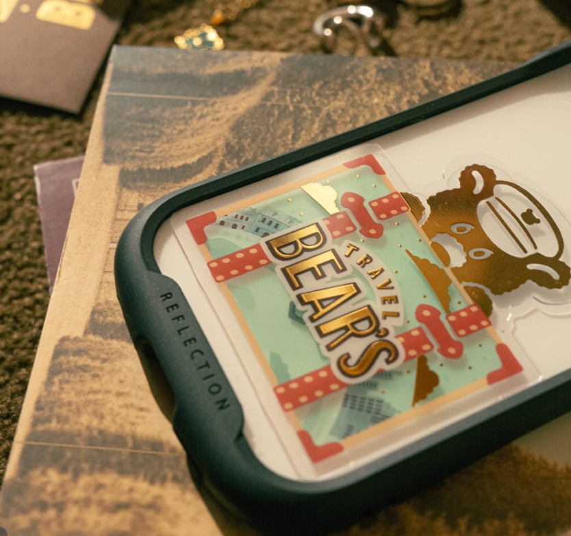 ob1toy x ROKKAKU Die-Cut Clear Mini Card - Earth Tours