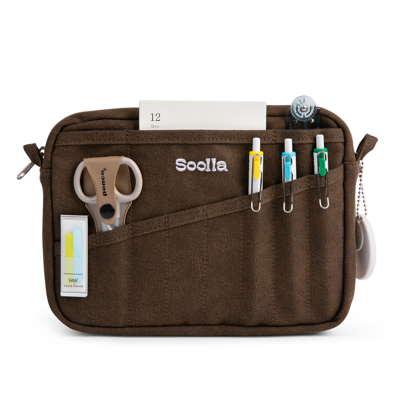 Soolla Studio Stationery Pouch - Sangria