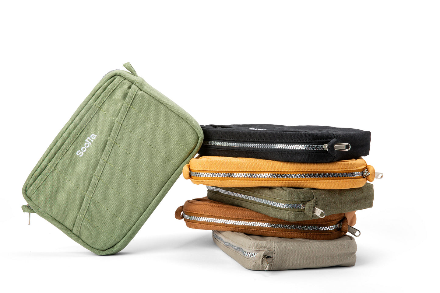 Soolla Studio Stationery Pouch -  Ganja Green