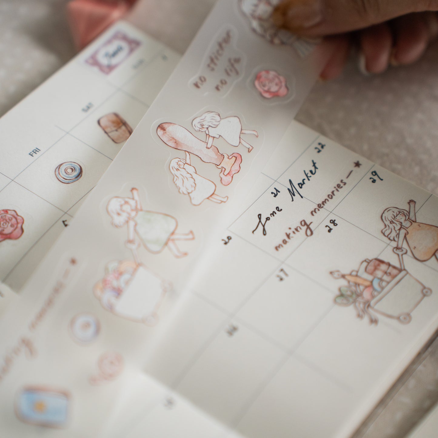 Sho Little Happiness Stationery Friends Kiss-cut PET Tape