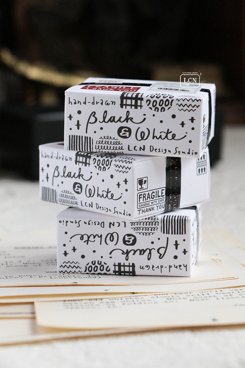 LCN Design Studio Sticker Club - Black&White / Neon