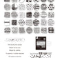 LCN Design Studio Sticker Club - Black&White / Neon