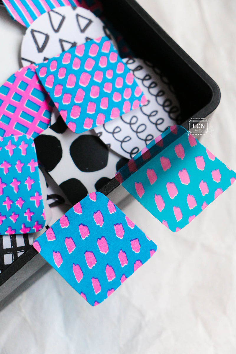 LCN Design Studio Sticker Club - Black&White / Neon