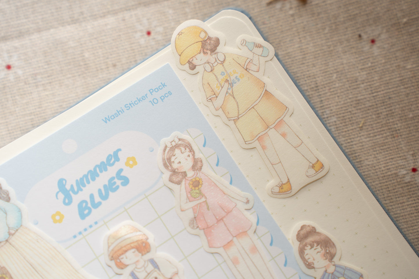Sho Little Happiness Summer Blues Sticker Pack