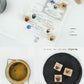 kurukynki Day To Day Cafe Series mini rubber stamps - 12 designs