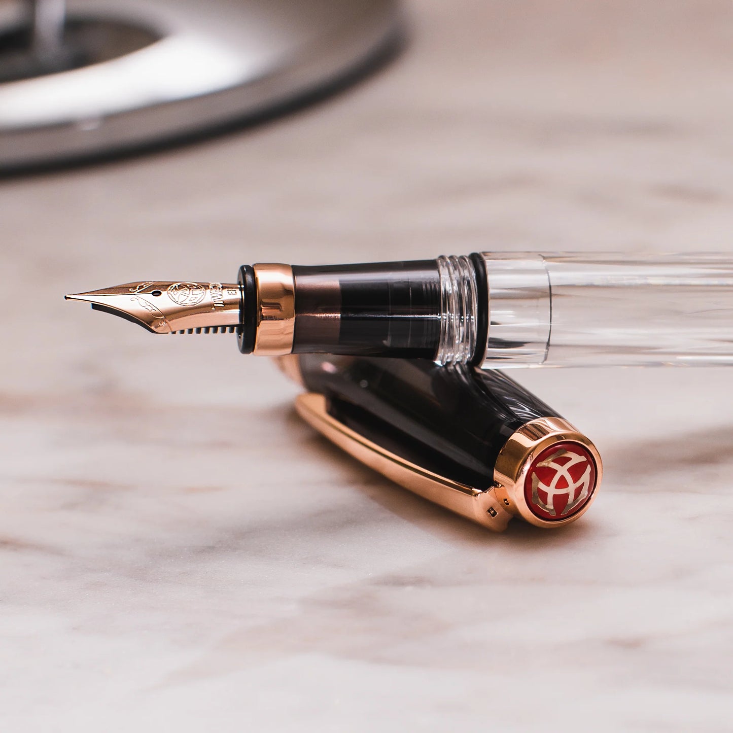 TWSBI Diamond 580 Smoke Rosegold II Fountain Pen