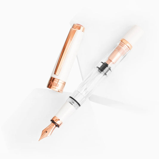 TWSBI Diamond 580 White Rosegold II Fountain Pen