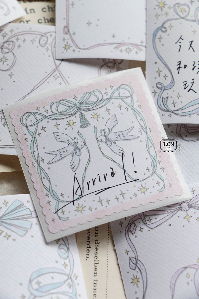 LCN Design Studio They Fly Peel-and-stick Memo Roll
