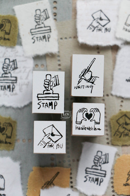 LCN Design Studio Rubber Stamp - Tiny Signs Set