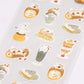 Tobimatsu Shoichiro Cotton Paper Sticker - Dessert Festival