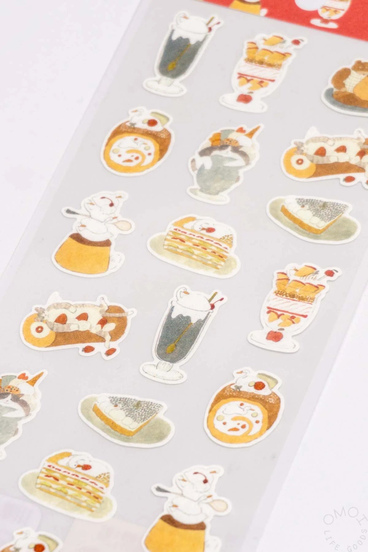 Tobimatsu Shoichiro Cotton Paper Sticker - Dessert Festival