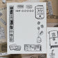 LCN Design Studio Rubber Stamp -Travel, 4 Designs