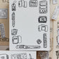 LCN Design Studio Rubber Stamp -Travel, 4 Designs